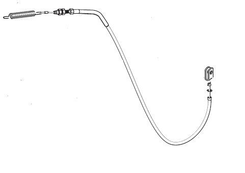 CASTEL GARDEN JX92 HYDRO RIDEON BLADE ENGAGE CABLE
